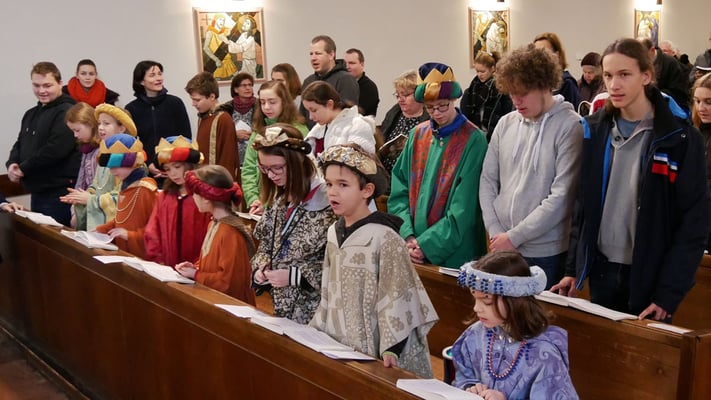 Dritter Tag: Sternsinger Messe.