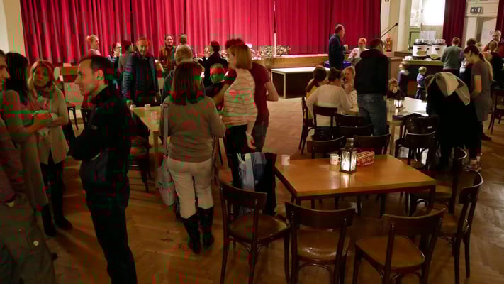Vierter Adventsamstag, im Pfarrsaal.