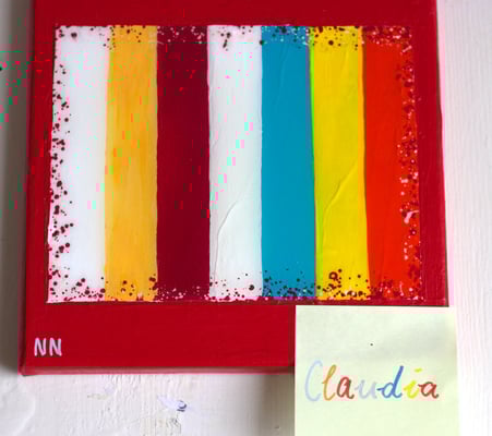 "Claudia" 30 x 30 cm