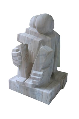 Paar    2011   23x23x34 cm   Marmor