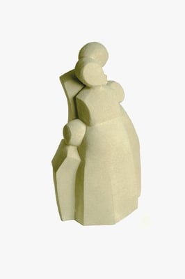5  Familie  2009  28x22x54cm   Sandstein