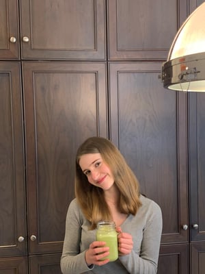 Youth enjoying smoothie