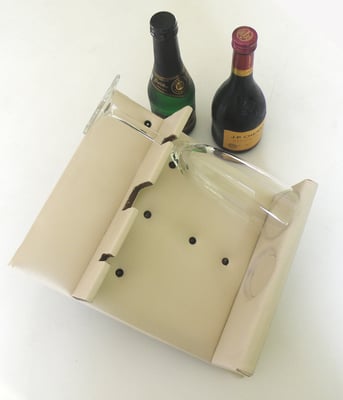 Aufnahme eines Sektglases