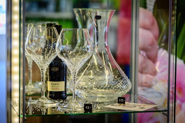 Ausstellung in einem Haushaltsgeschäft