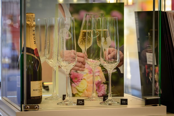 Ausstellung in einem Haushaltsgeschäft