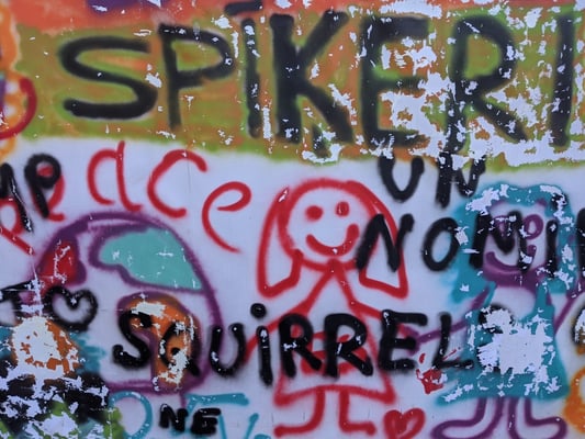 Graffiti-Kunst in Spikeri