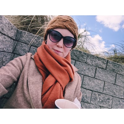 Das obligatorische Coffe-to-go-Selfie (koffeinfrei)