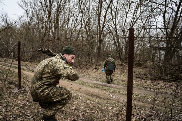 Maxim escaping the police in the ghost town of Pripyat