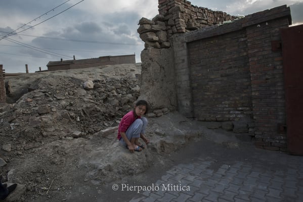 not many safe playgrounds for kids in the semi-evacuated town of Gongwusu