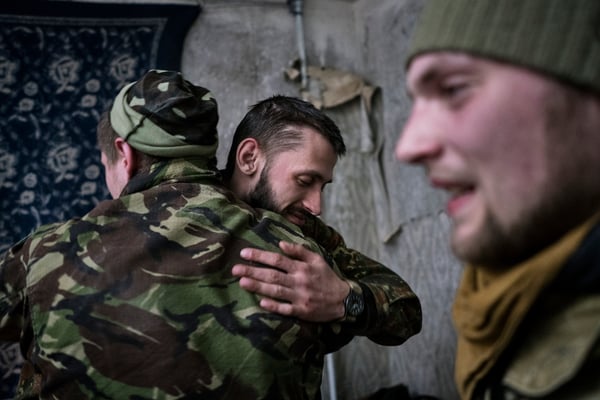 Jimmy welcoming his friends invited to the party in his apartment in Pripyat.