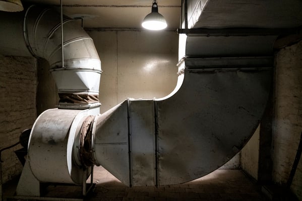 the ventilation pumps of the bunker