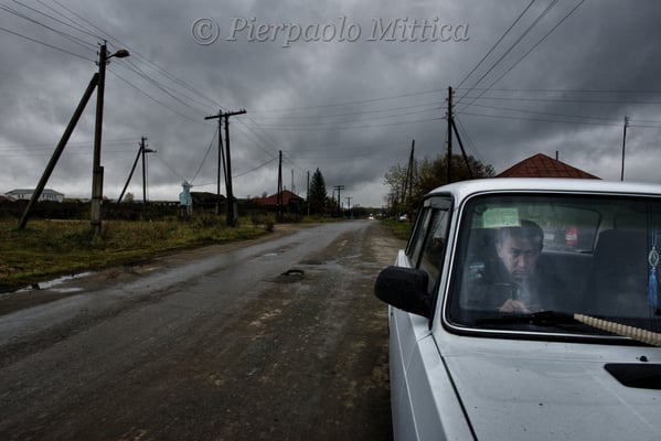Russian secret service, FSB, while controlling the congress in the Karabolka theater  in favor of the victims of nuclear accident. Karabolka