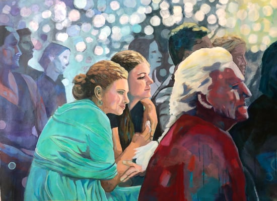 Schwestern bei der Hochzeit