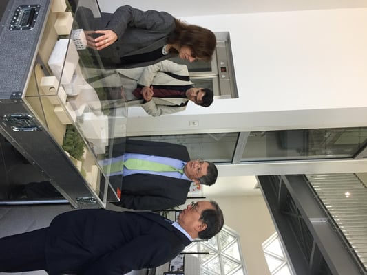 Réception par Mme la proviseure Véronique Paris à l'initiative de la Présidente d'AD@lY