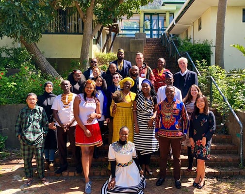 Training Programme participants during a festive day, wearing their traditional garments. Photo Credit: IOI SA