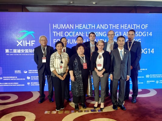 The IOI delegation at the XIHF. Photo Credit: IOI  HQ