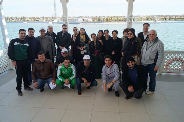 Field trip to the Turkmenistan littoral