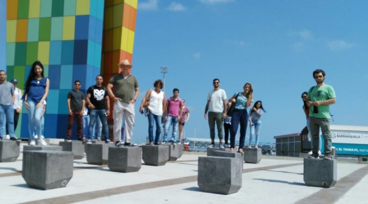 Yann Herrera Fuchs (First from the right) and course participants during the fieldtrip. Photo Credit: Yann Herrera Fuchs 