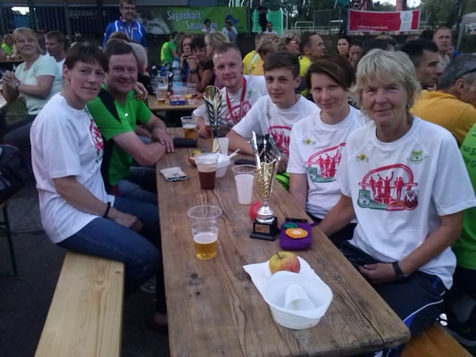 Und ein kühles Getränk.