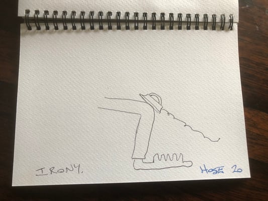 Artist: Roger Hose | "Irony" | 2020 | Price: $50.00