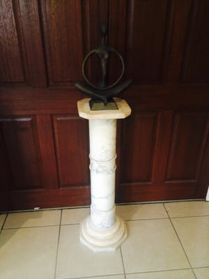 Alabaster Pedestal | 20th Century | H:930 x D:320mm | $845.00