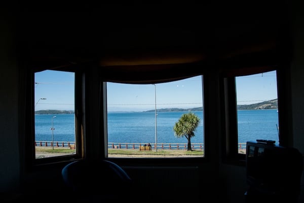Habitación con vista a la bahía de Ancud