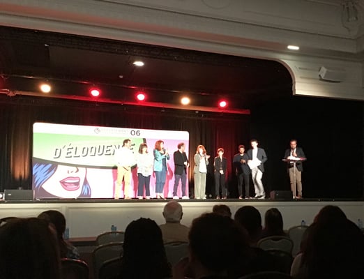 Remise des prix en présence de la marraine, Mme Mayette-Holtz