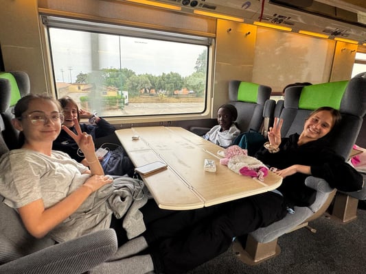 Le voyage aller vers Quimper