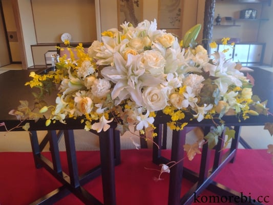 高砂花￥8000　82x31x40