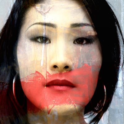 Martina Chardin_Faces 01, Collage