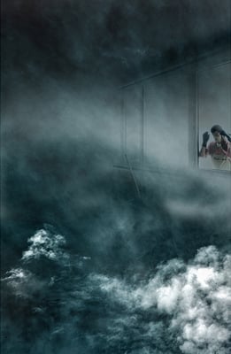 Martina Chardin_People in the Sky 04, Collage