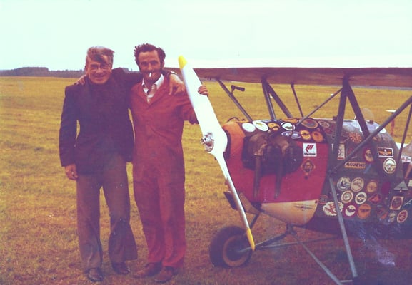 Fernand Noiset - Mignet HM.293 Pou-du-Ciel - OO-11 (mit W. Bodenheim)