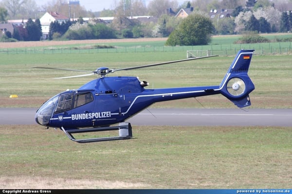 Die EC-120 dient der Bundespolizei zur Pilotenausbildung