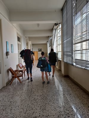 Départ de l'orphelinat Cottolungo direction Rome