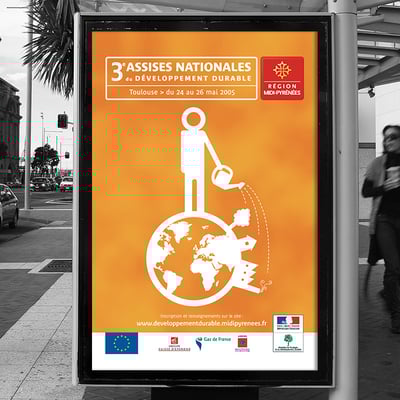 Affiche  Assises Nationales du Développement Durable - Conseil Régional