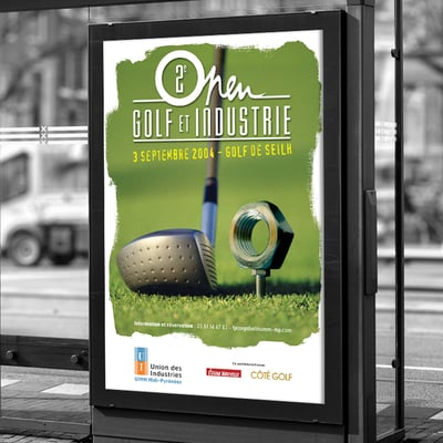 Affiche Golf & Industrie - UIMM