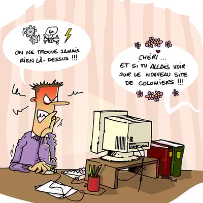Illustration de presse internet