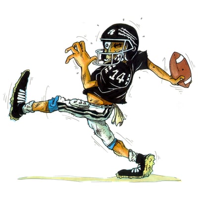 Illustration Quarterback Football américain
