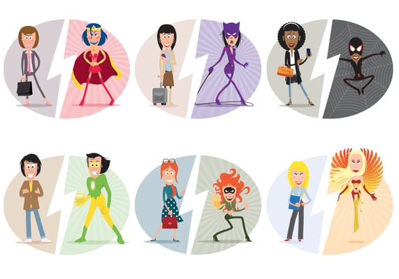 Illustration Super Héros