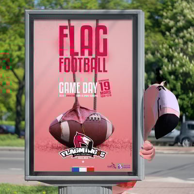 Affiche Flagmingos Flag Football de Balma