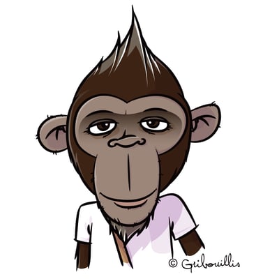 Illustration Chimpanzé