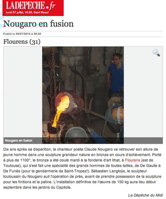 Fonderie d'Art Ilhat, sculpture, bronze, patine, 