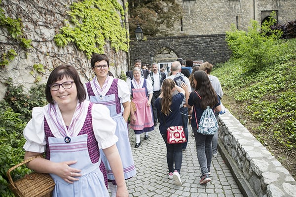 le Choeur-Mixte de Treyvaux y était aussi