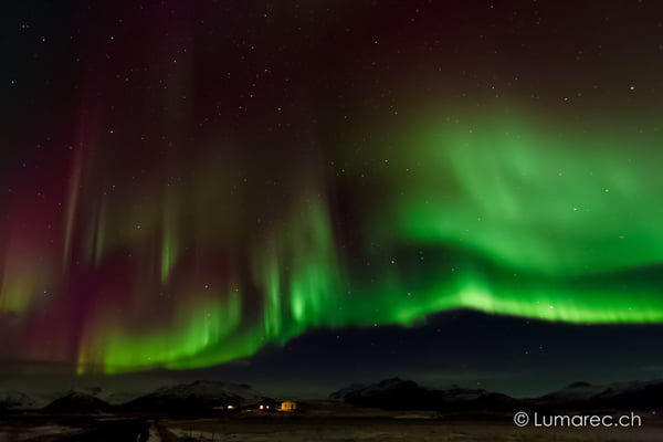 Nordlicht Aurora Borealis, Island