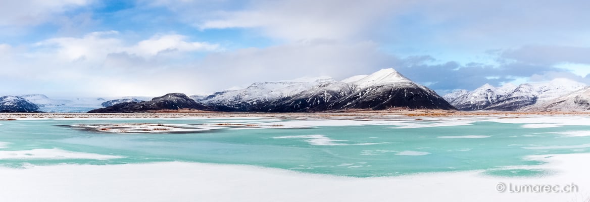 Winterpanorama, Island