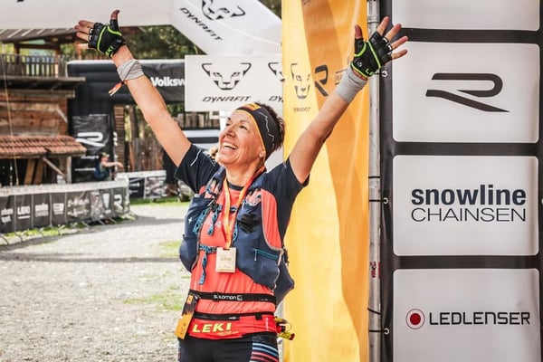 Trans Alpine Run Solo 2023 Finisherin aller 7 Etappen - 240 km und 13'000 HM