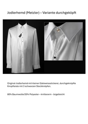 Jodlerhemd, versch. Grössen; Preis 100.-