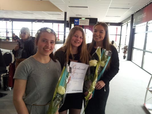 Les Trois Fleurs winnen de tweede prijs op Benelux Ensemble Fluit Concours 2016