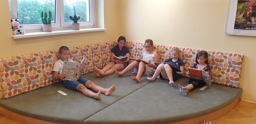 Unsere neu ausgestattete Schulbibliothek