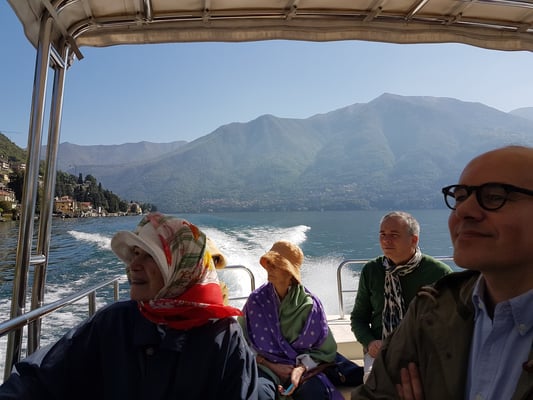 Boat ride on Lake Como, Italy
